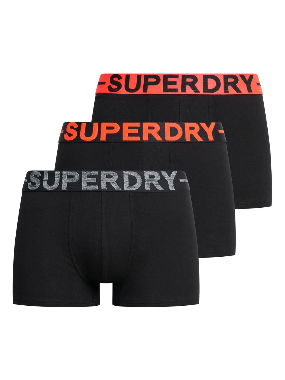 Thumbnail - Superdry Boxershort 3er Pack Herren Baumwolle schwarz, M