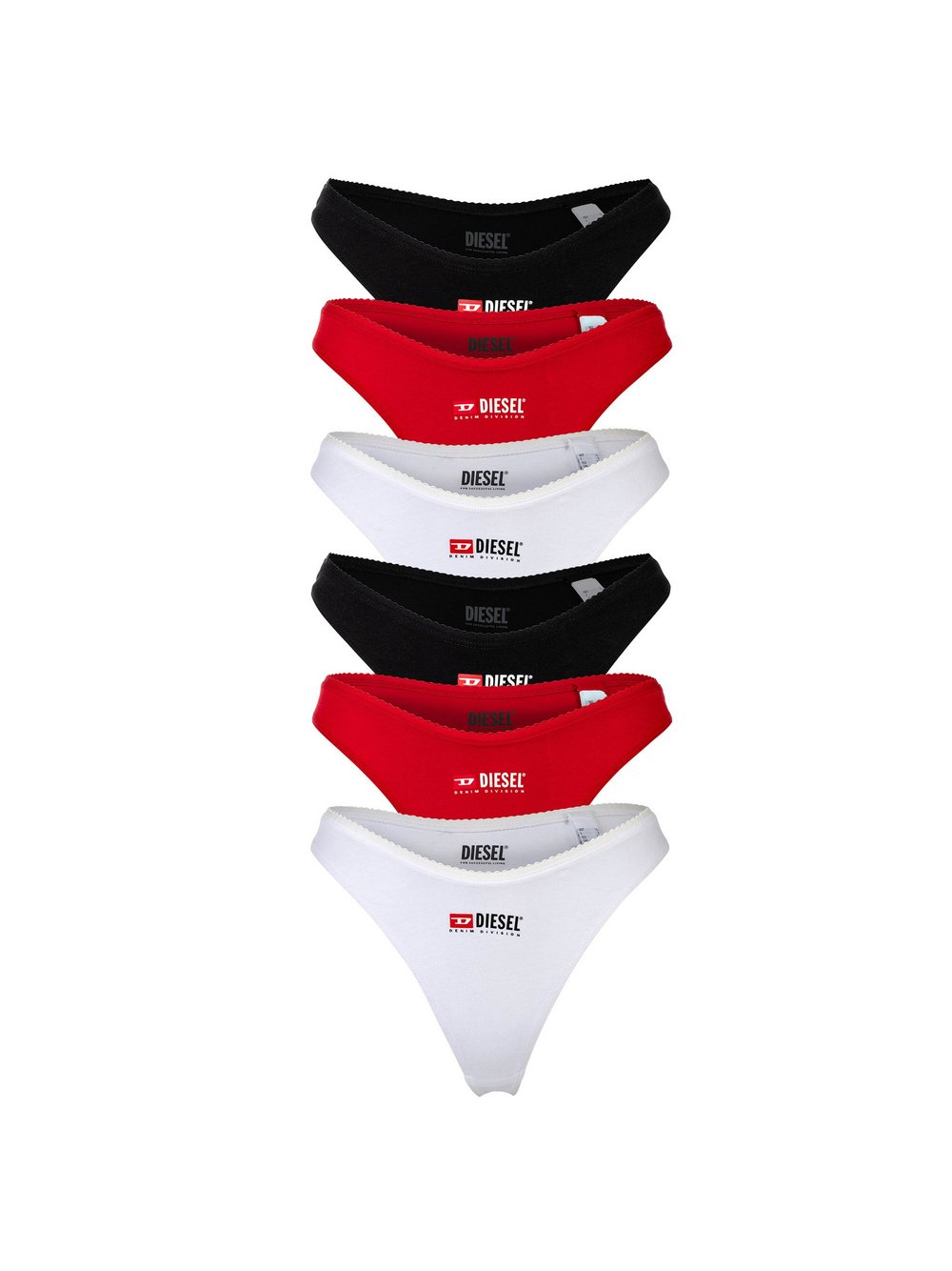 Diesel String 6er Pack Damen Baumwolle mehrfarbig, XS