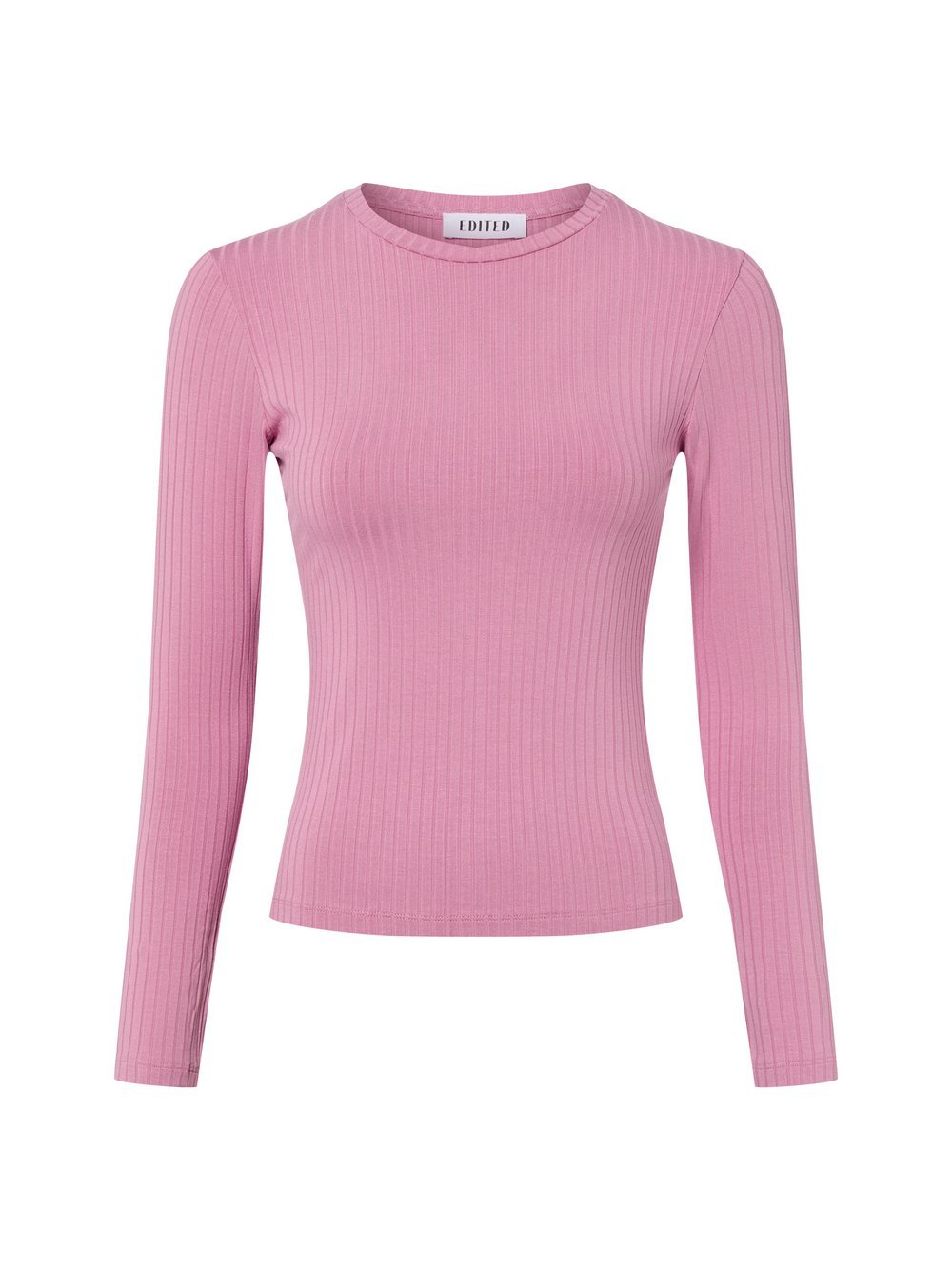 EDITED Langarmshirt Damen Viskose rosa, 40