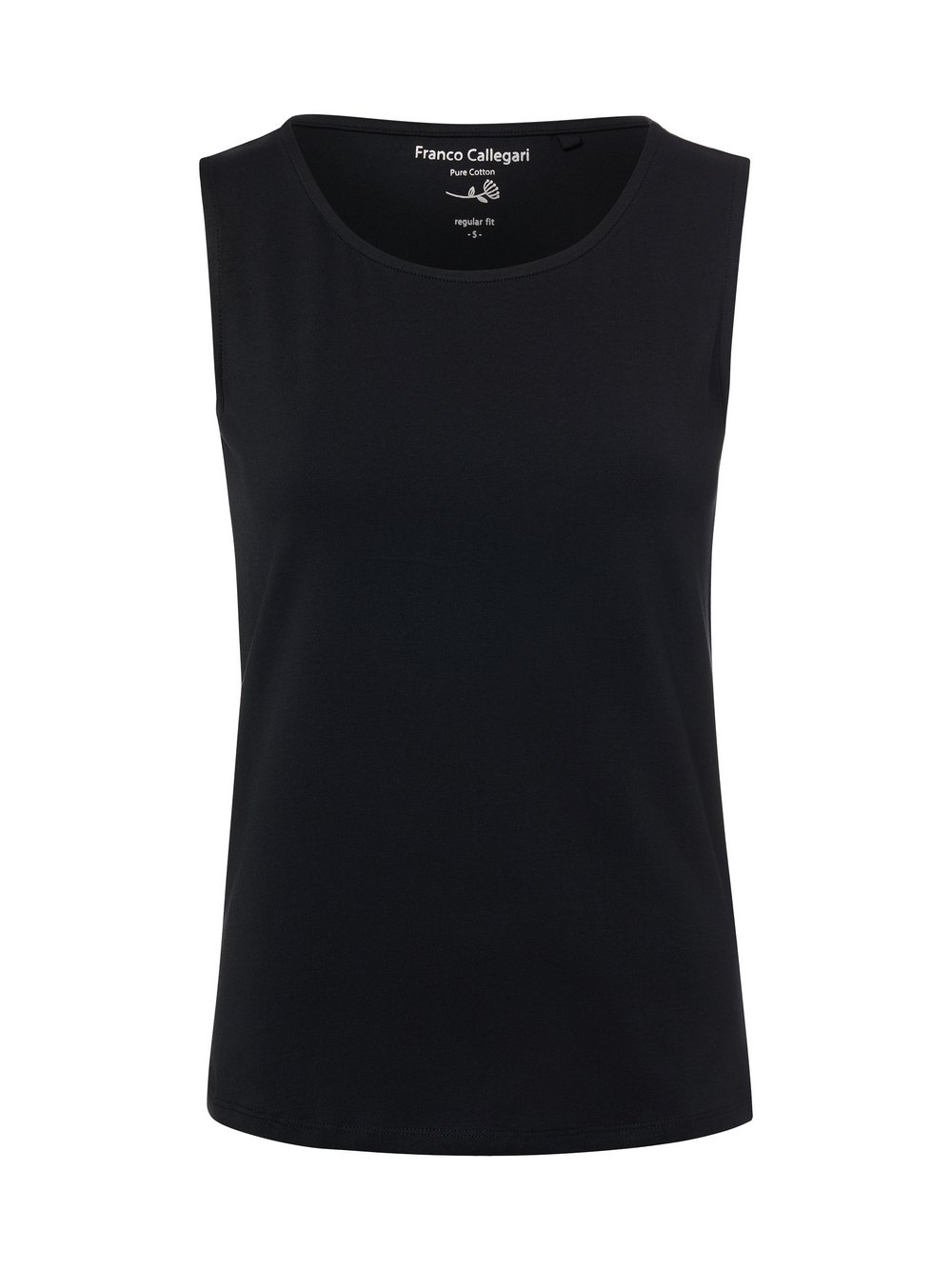 Franco Callegari Jersey-Top Damen Baumwolle grau, S