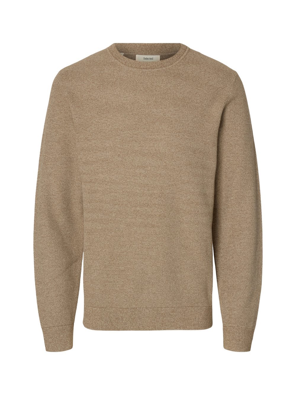 Selected Longsleeve Herren Baumwolle beige, S
