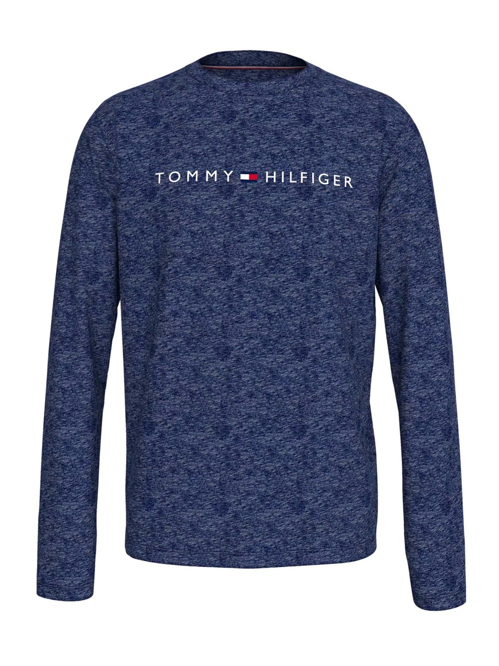 Tommy Hilfiger Pyjama Herren Baumwolle blau bedruckt, M