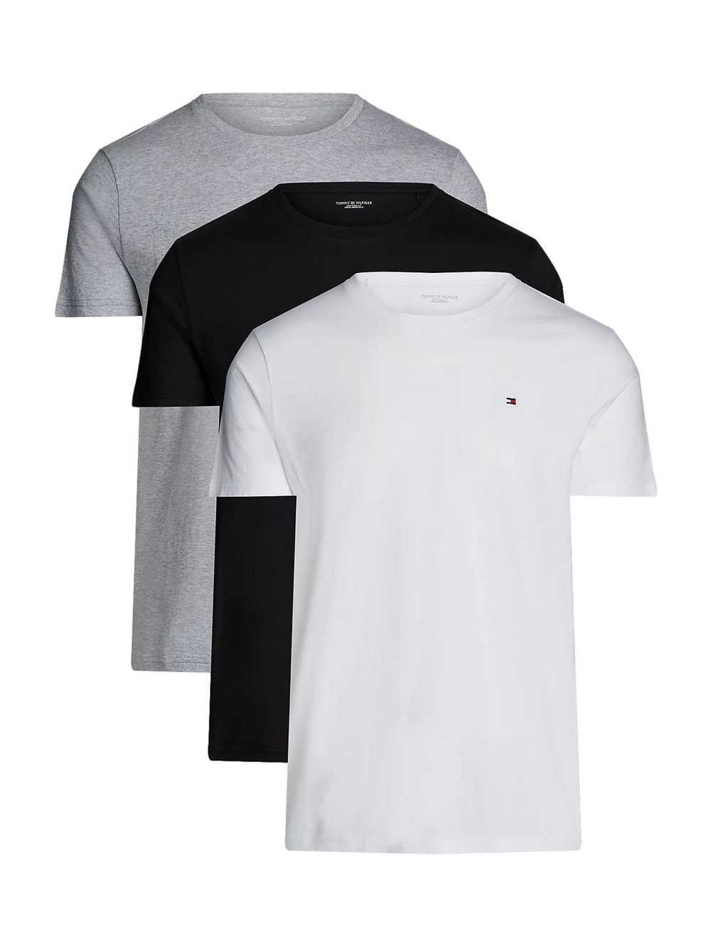 Tommy Hilfiger T-Shirt Herren Baumwolle mehrfarbig, L