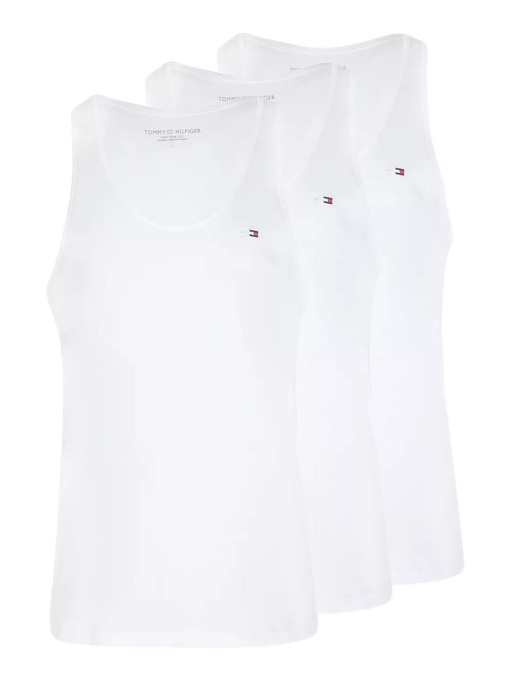 Tommy Hilfiger Top Herren Baumwolle weiß, M