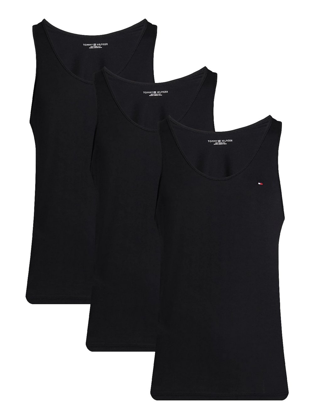 Tommy Hilfiger Top Herren Baumwolle schwarz, XXL