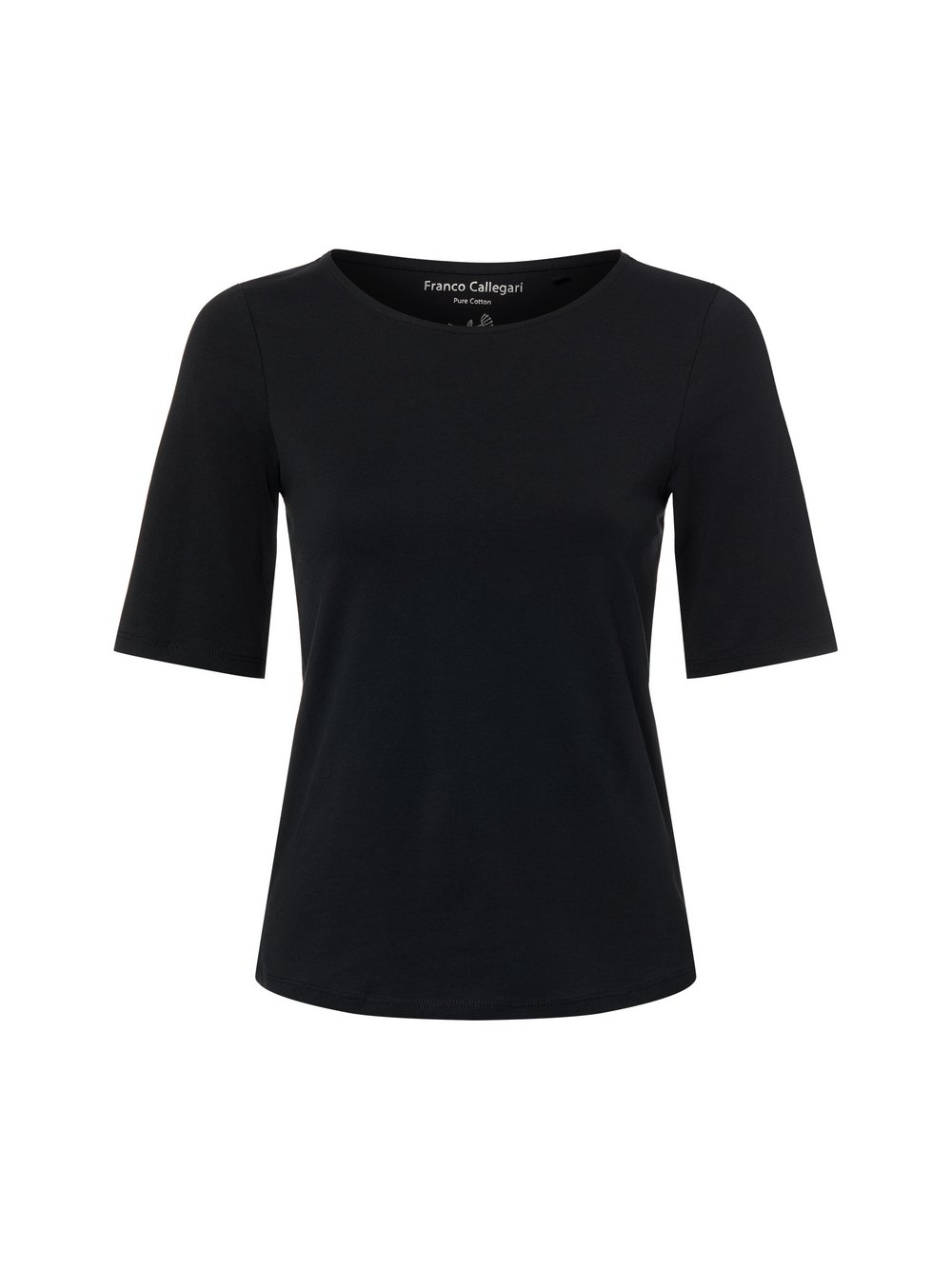 Franco Callegari T-Shirt Damen Baumwolle schwarz, M