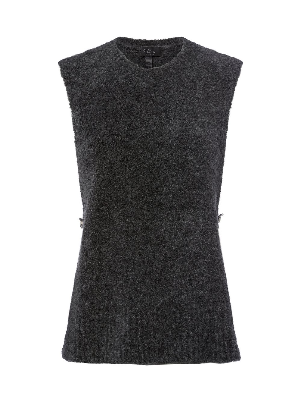s.Oliver BLACK LABEL Pullunder mit Woll-Anteil Damen grau meliert, 38