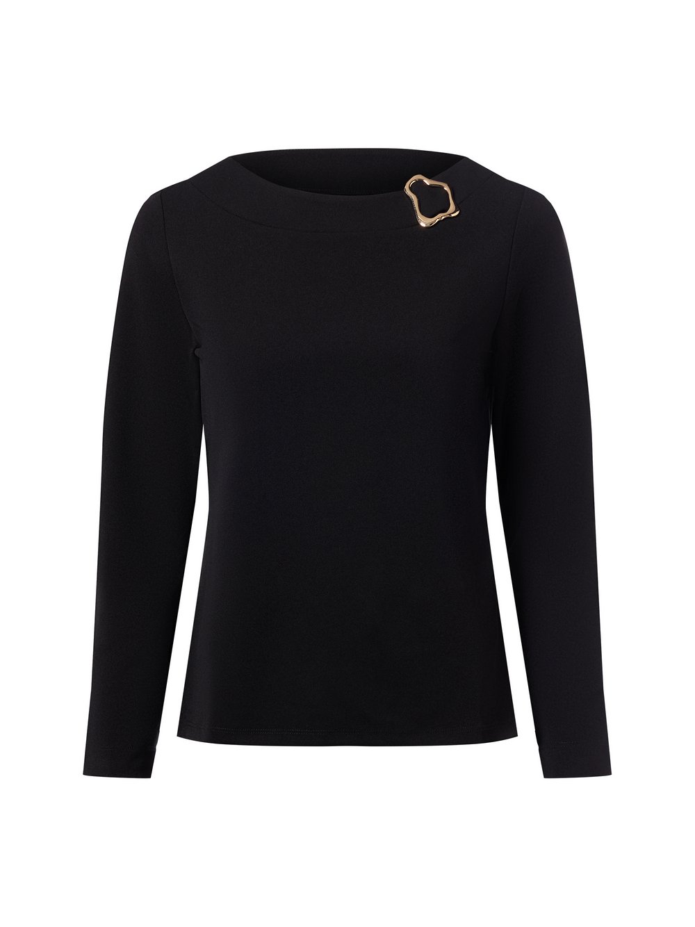 s.Oliver BLACK LABEL Langarmshirt Damen schwarz, 38