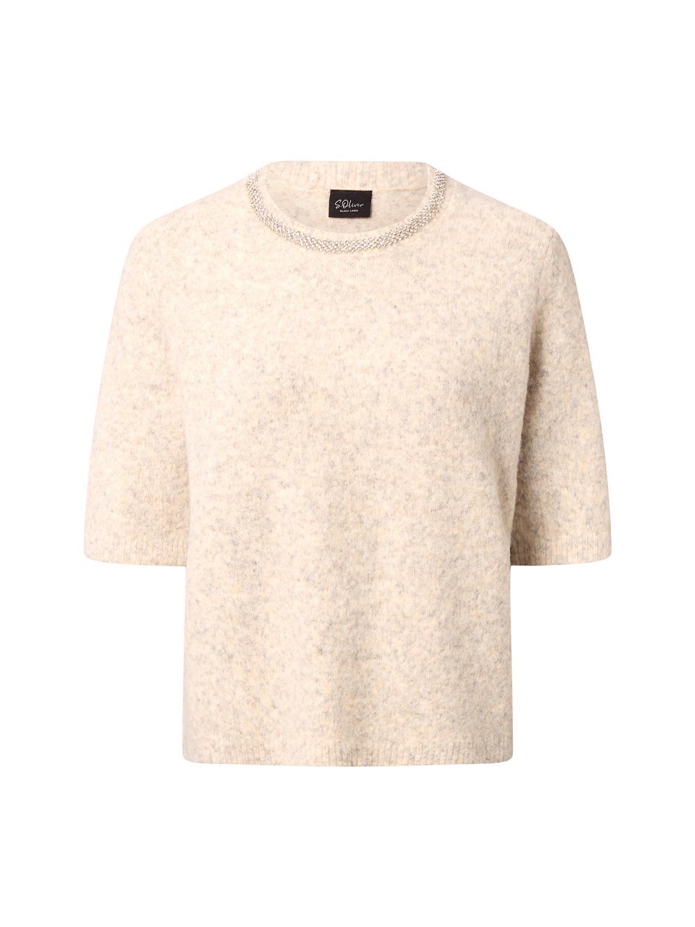 s.Oliver BLACK LABEL Strickpullover Damen mehrfarbig meliert, 36