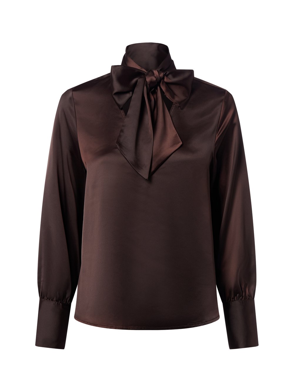 s.Oliver BLACK LABEL Satin-Bluse Damen braun, 44