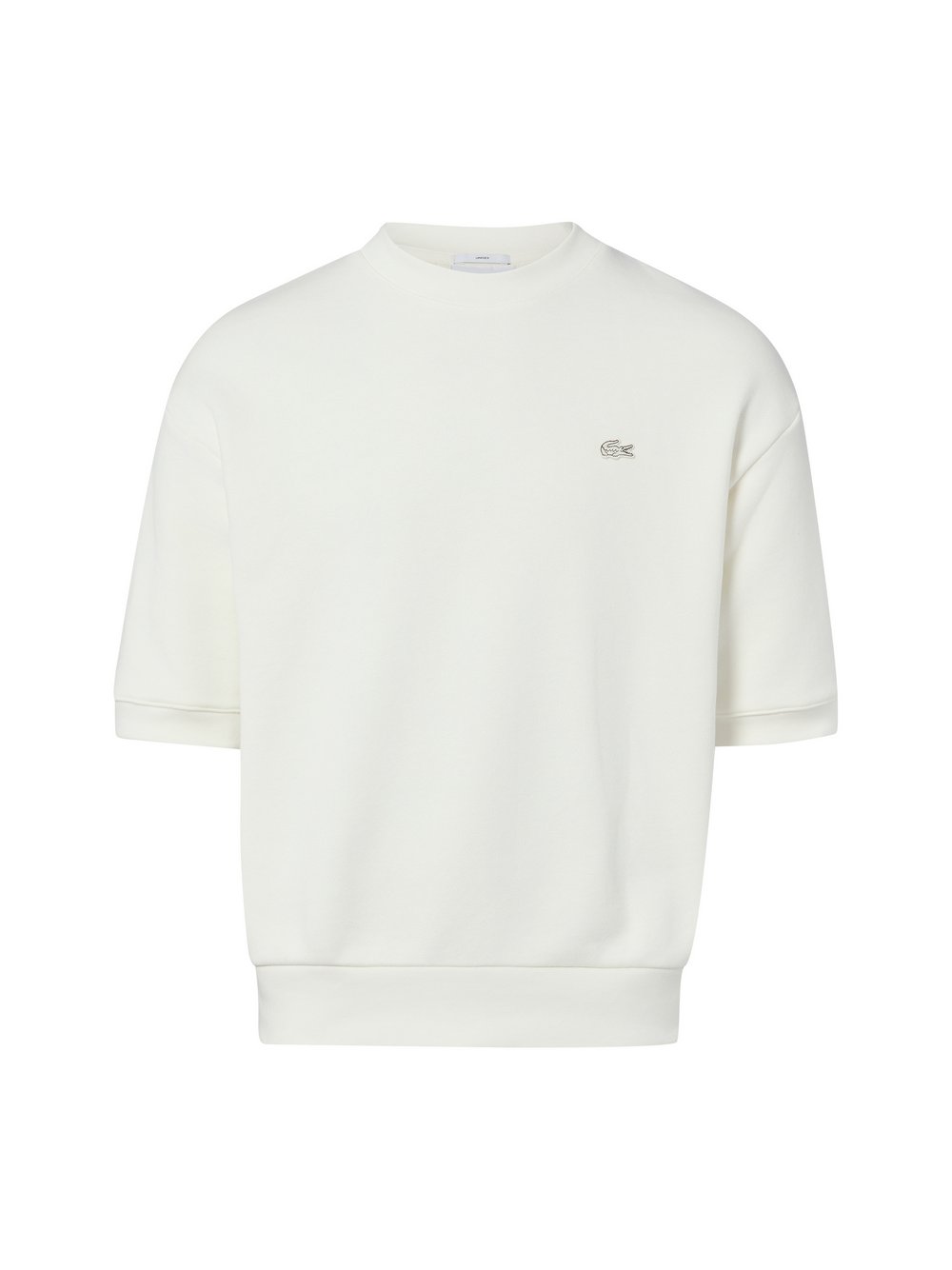 Lacoste Sweatshirt Herren Baumwolle weiß, L