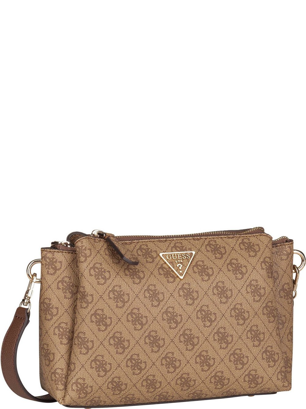 GUESS Bodybag Damen Kunstleder braun, ONE SIZE