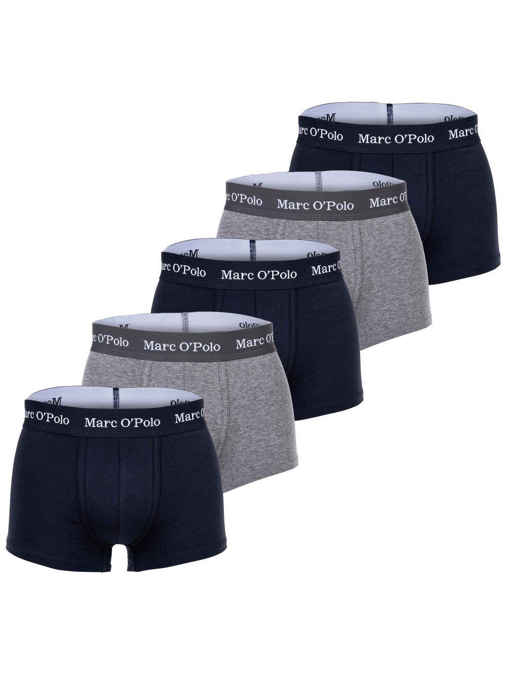 Marc O'Polo Boxershort 5er Pack Herren Baumwolle blau, L