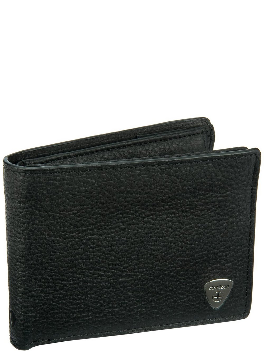 Strellson Geldbörse Herren Leder schwarz, ONE SIZE