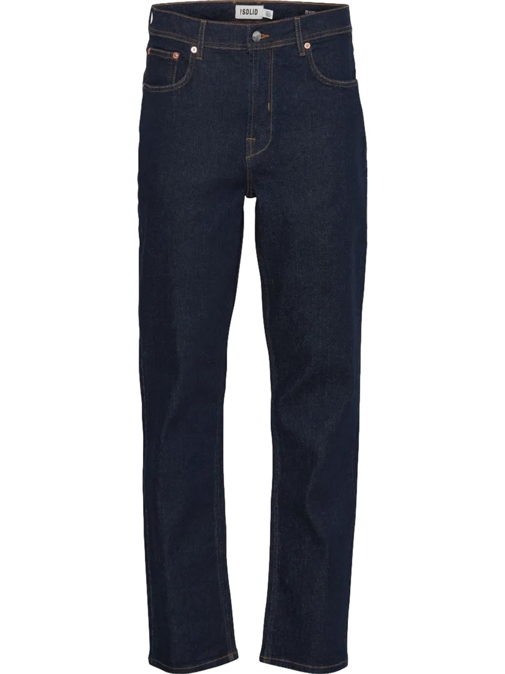 Solid Hose Herren Baumwolle blau, 34-34