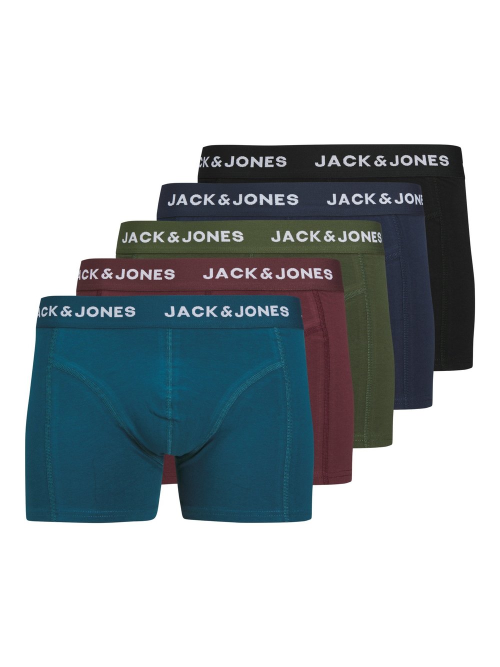 Thumbnail - Jack & Jones Unterhose Herren Baumwolle mehrfarbig, XXL