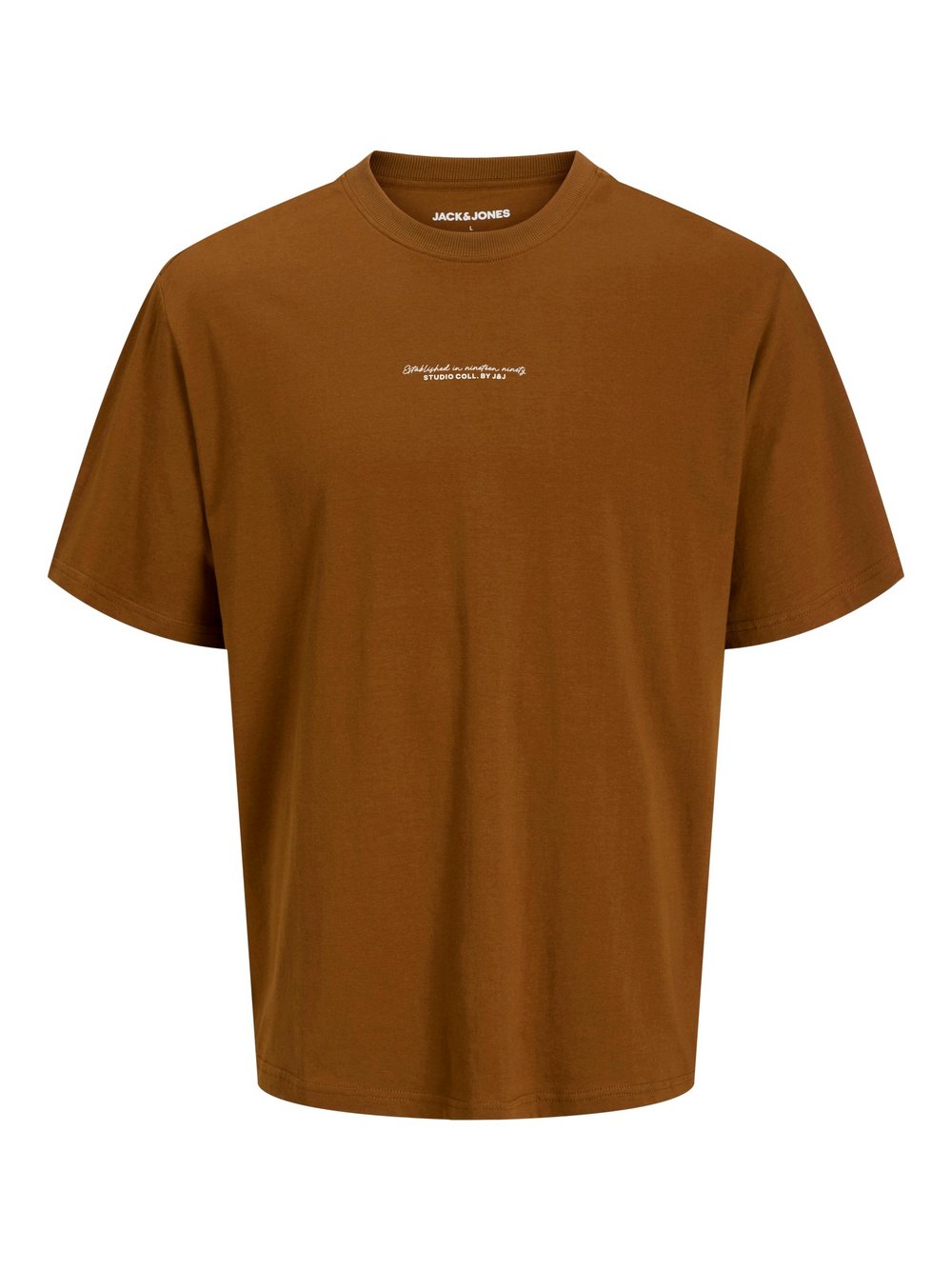 Jack & Jones T-Shirt Herren Baumwolle braun, XXL