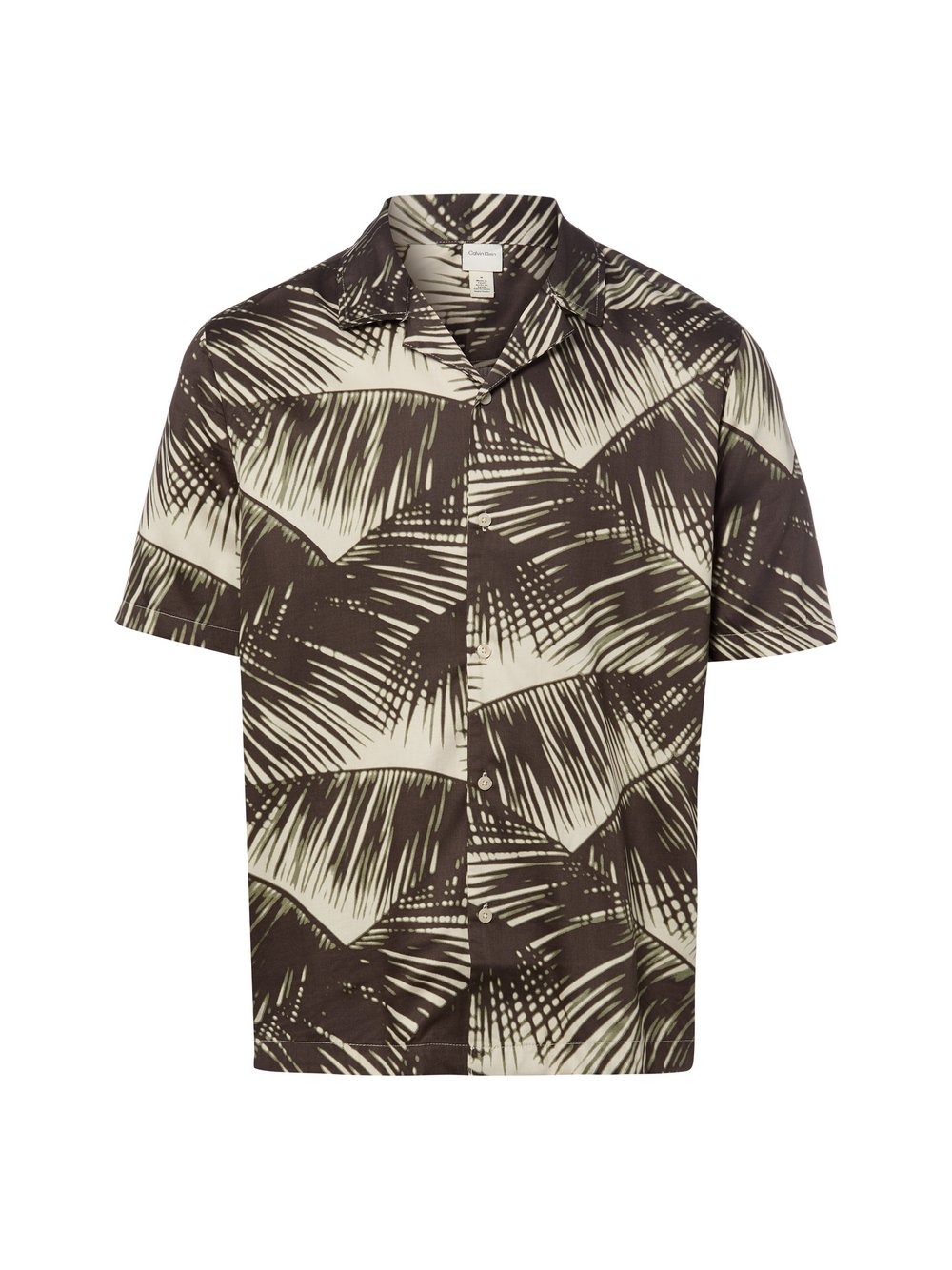 Calvin Klein Kurzarmhemd Herren Modal mehrfarbig gemustert, M