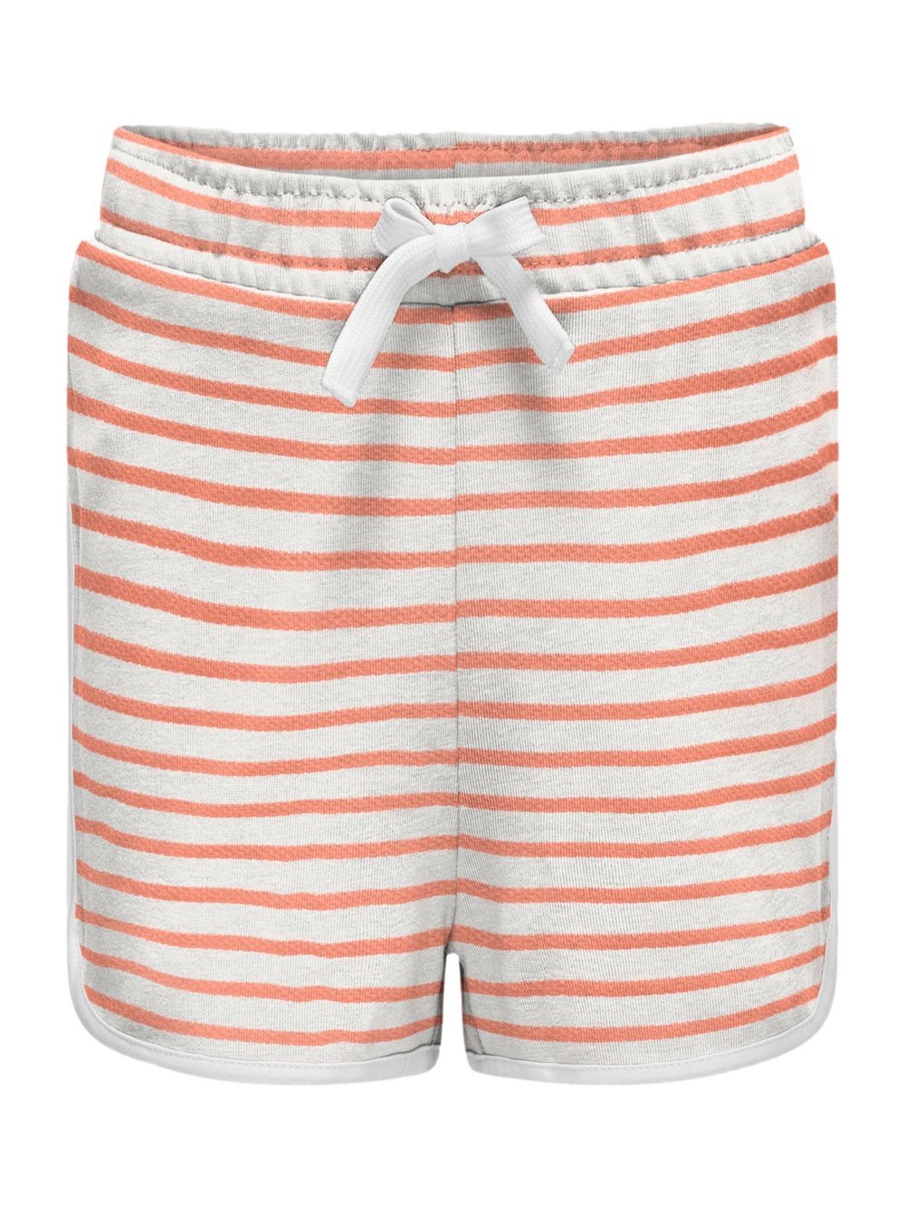 Only Kids Shorts Mädchen Baumwolle rosa gestreift, 128