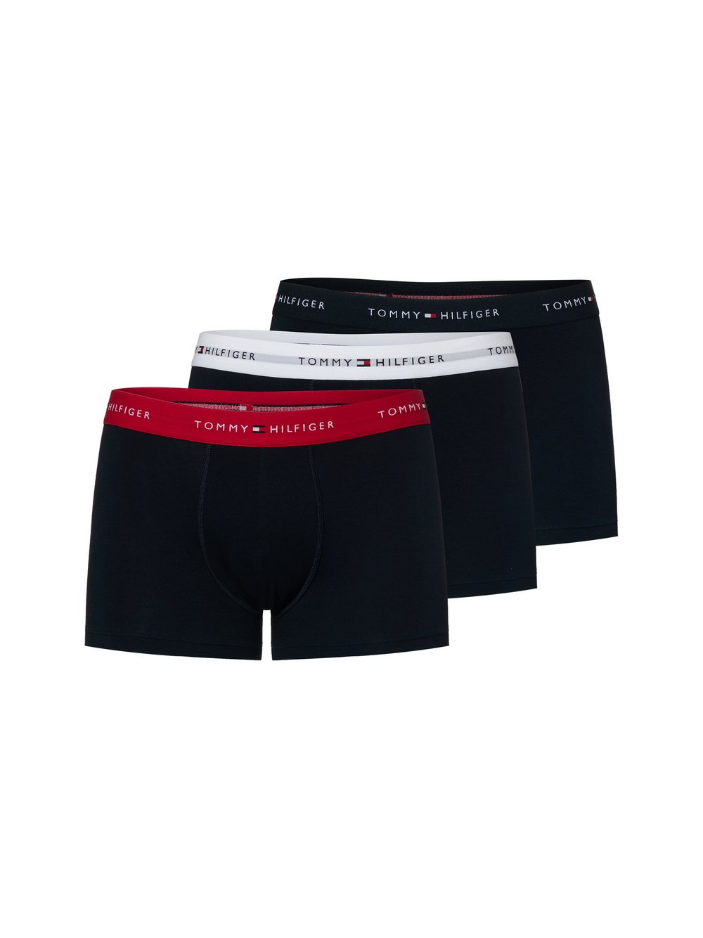 Tommy Hilfiger kąpielówki w 3-paku Mężczyźni Bawełna niebieski, L