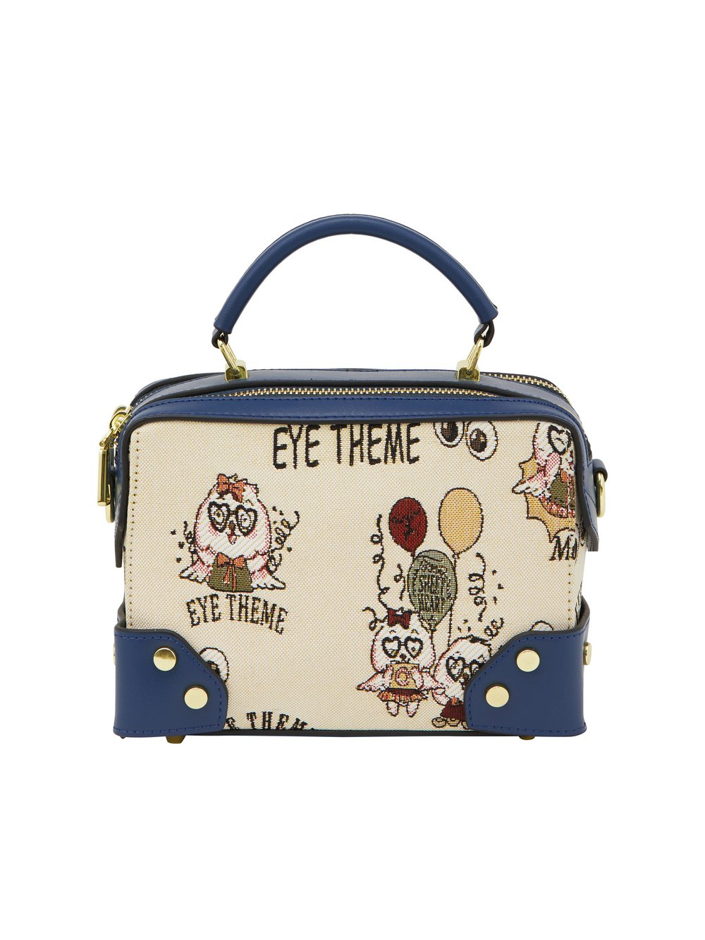 Thumbnail - MyMo Handtasche Damen Baumwolle mehrfarbig gemustert, ONE SIZE