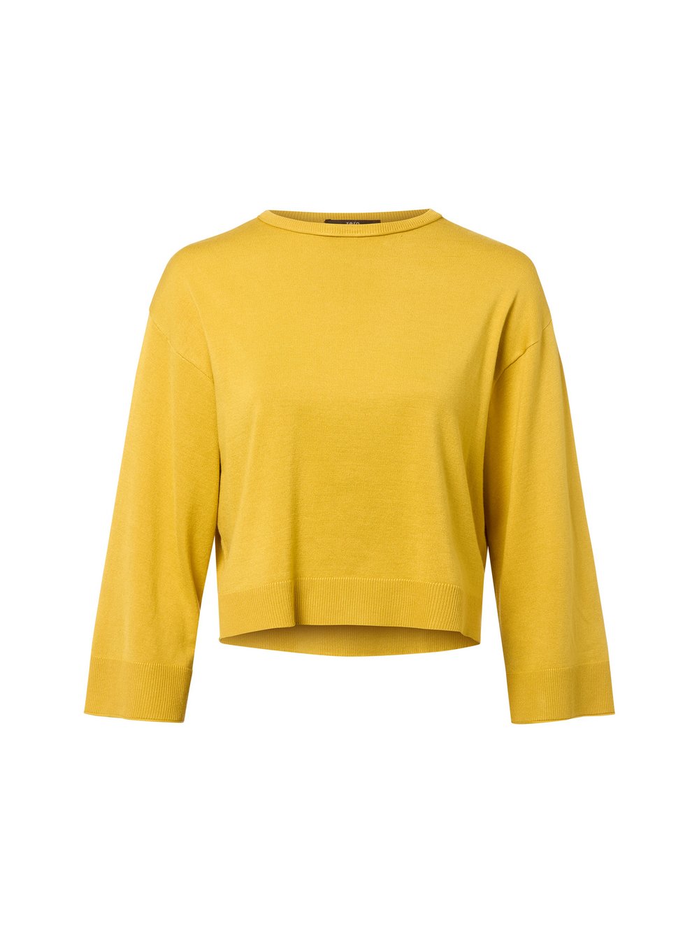 zero Strickpullover Damen Feinstrick gelb, 34