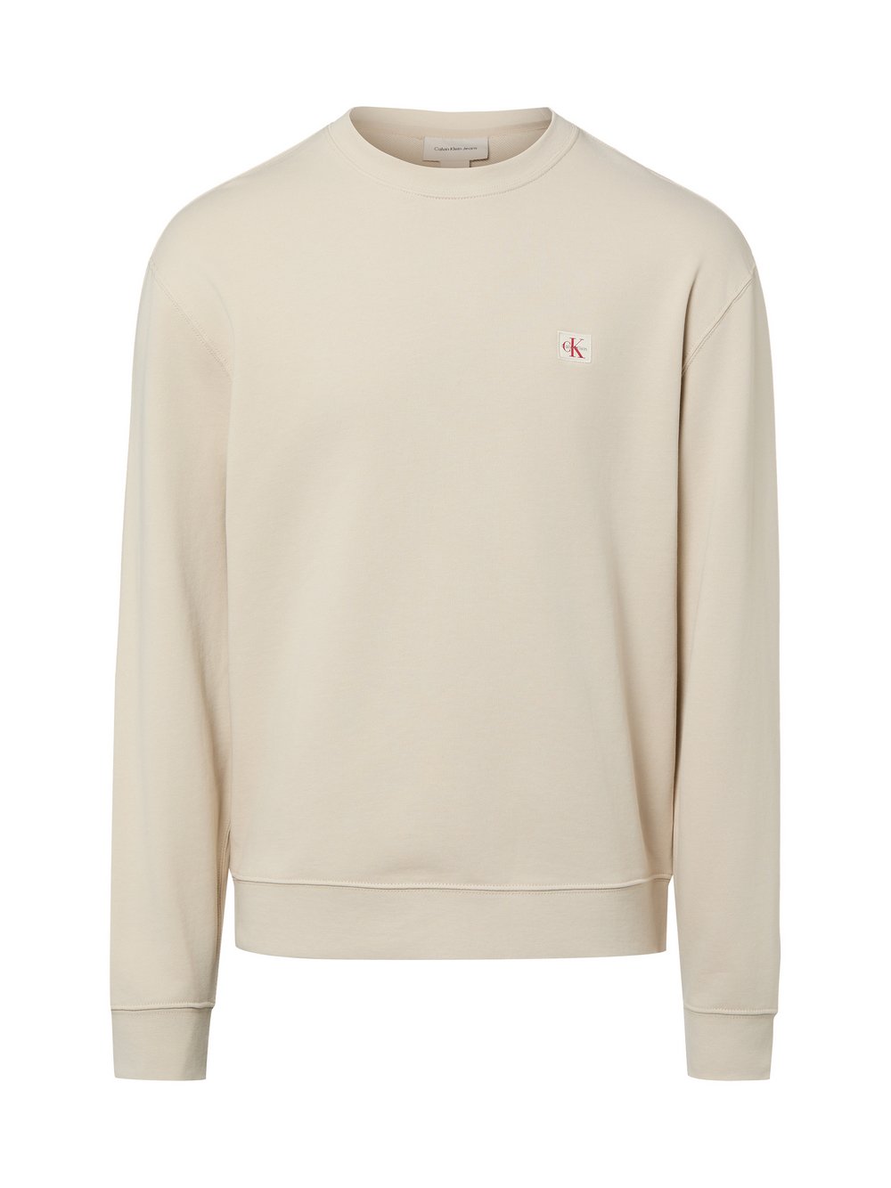 Calvin Klein Jeans Sweatshirt Herren Baumwolle (100%) beige, XL
