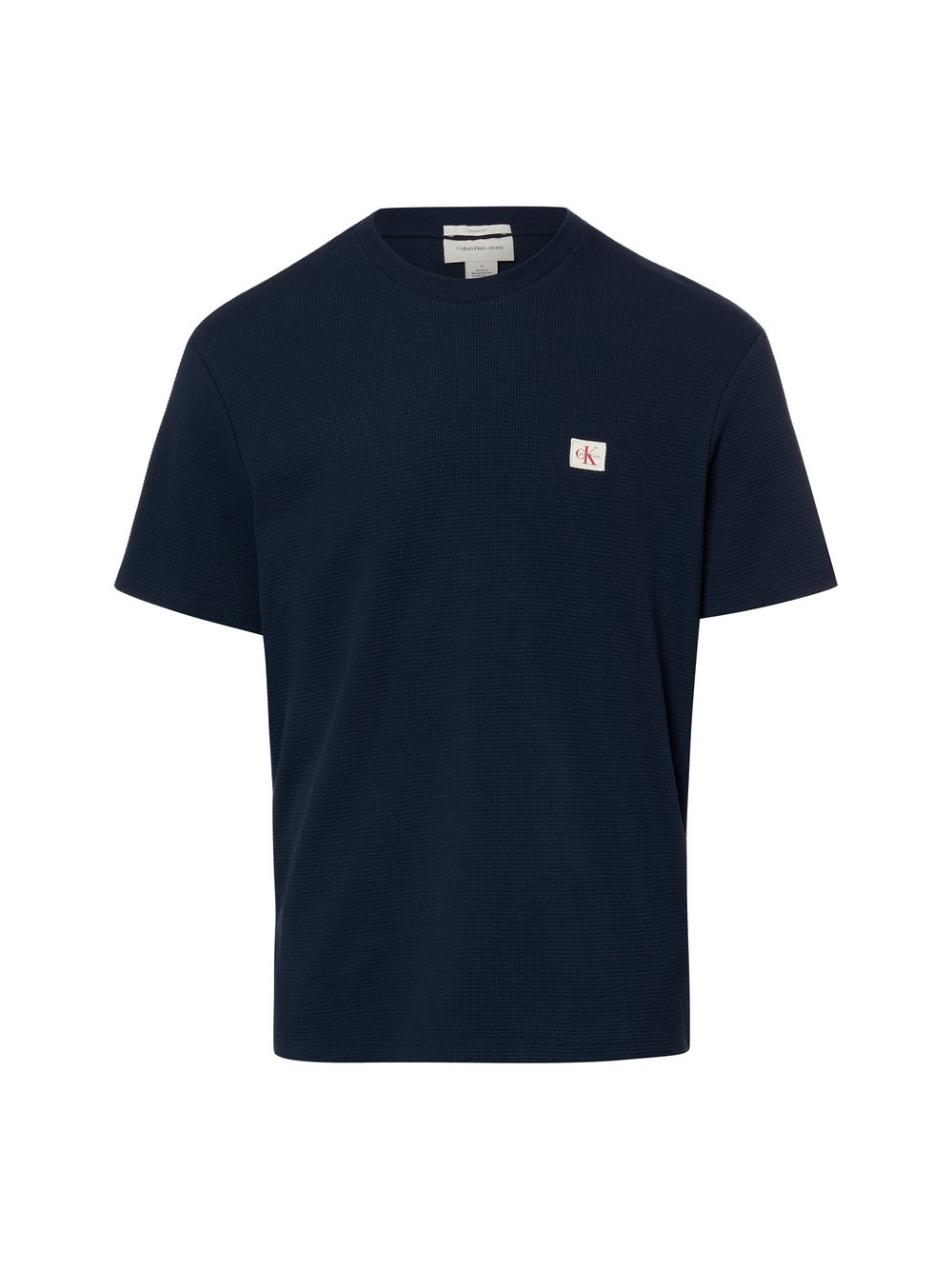 Thumbnail - Calvin Klein Jeans T-Shirt Herren Jersey blau strukturiert, S