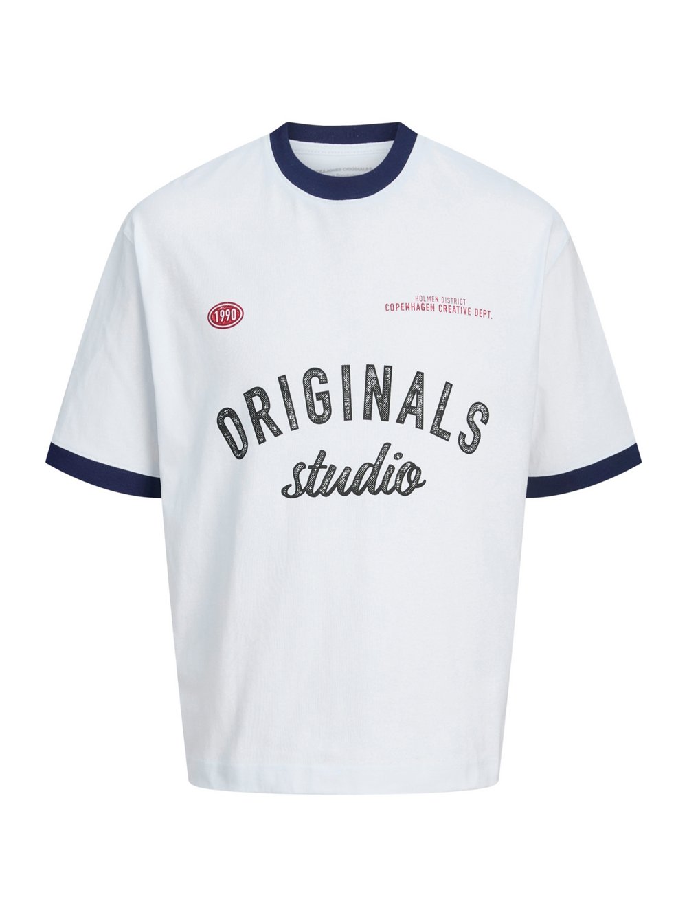 Thumbnail - Jack & Jones Junior T-Shirt Jungen Baumwolle weiß bedruckt, 140