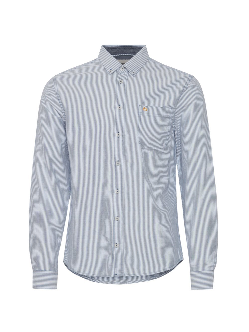 BLEND Hemd Herren Slim Fit Baumwolle blau gestreift, M