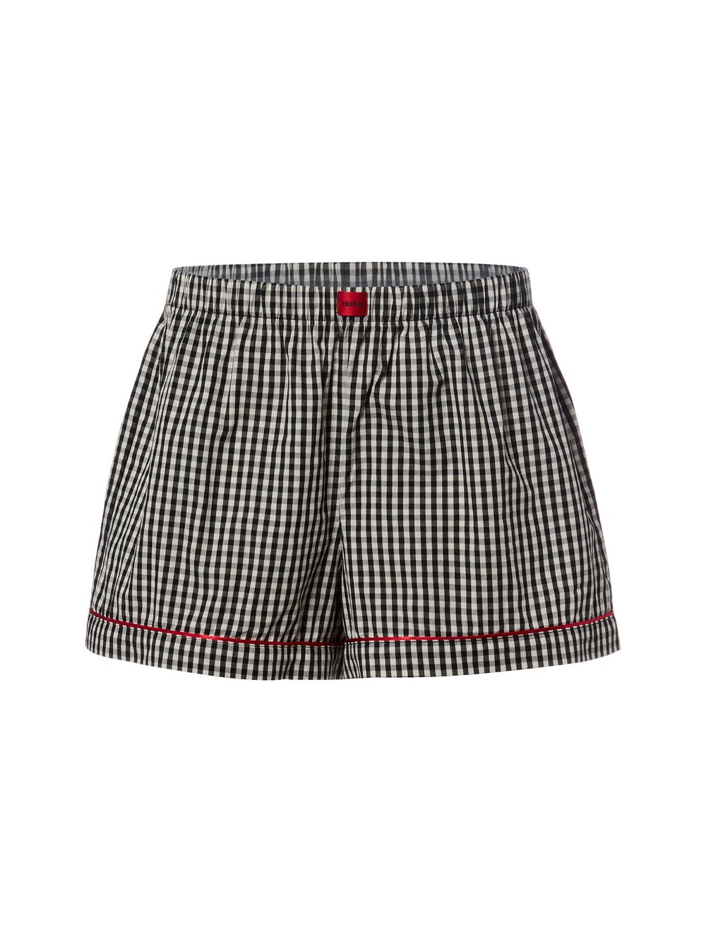 HUGO Pyjama-Shorts Damen Baumwolle (100%) mehrfarbig kariert, L