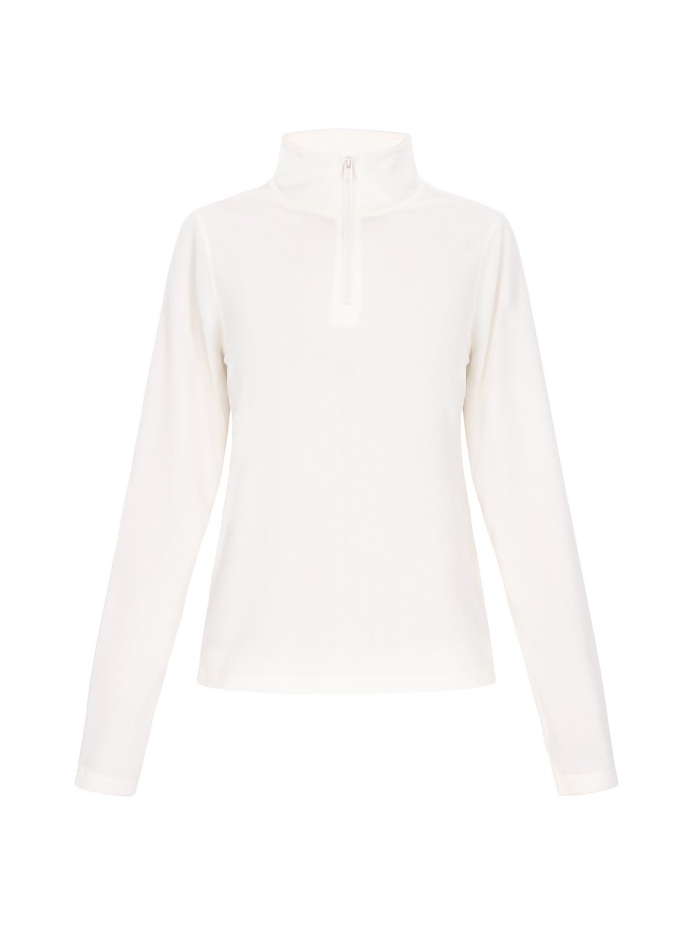 Dreimaster Fleecepullover Damen weiß, L