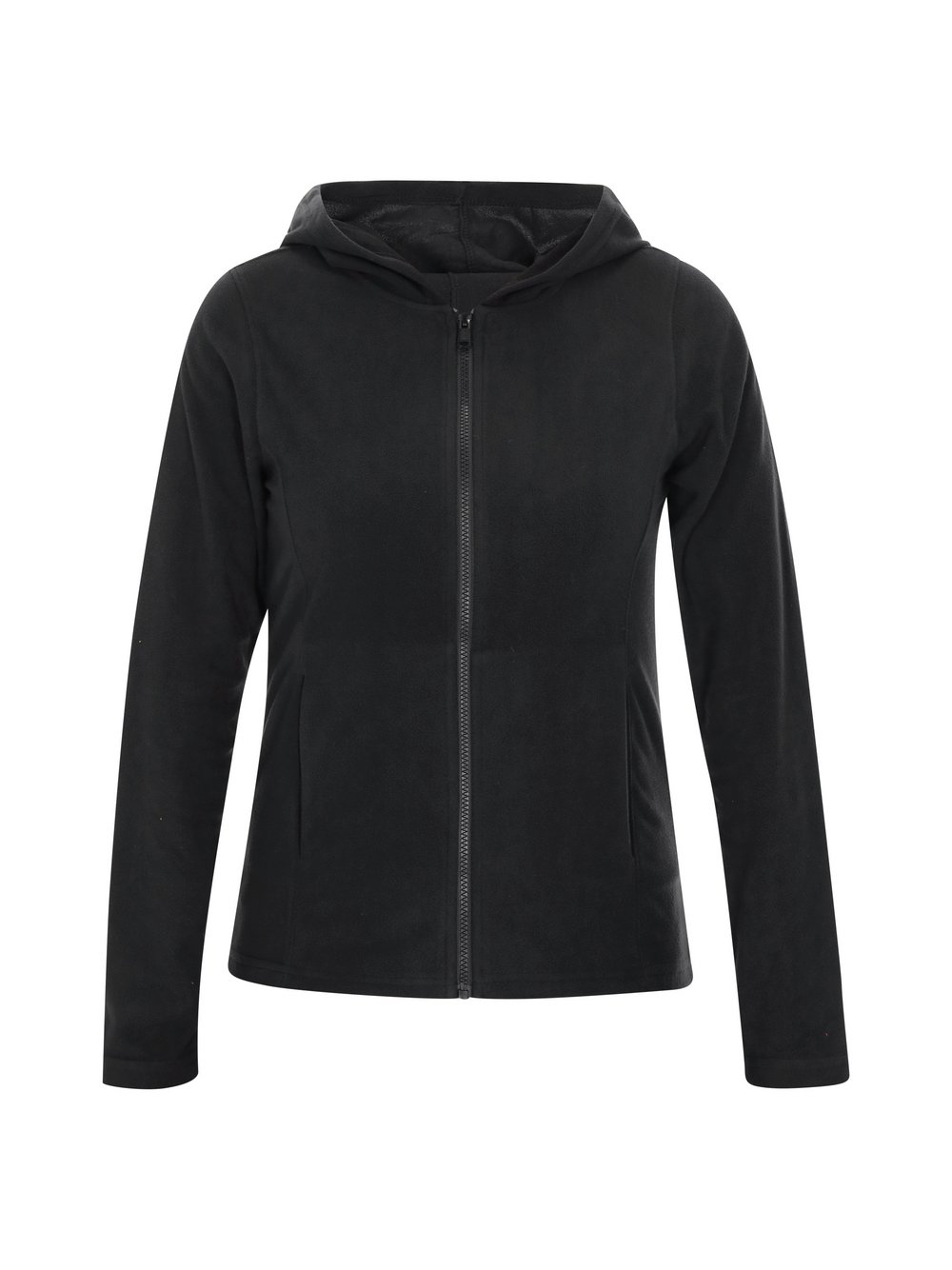 Thumbnail - Usha Fleecejacke Damen schwarz, XS