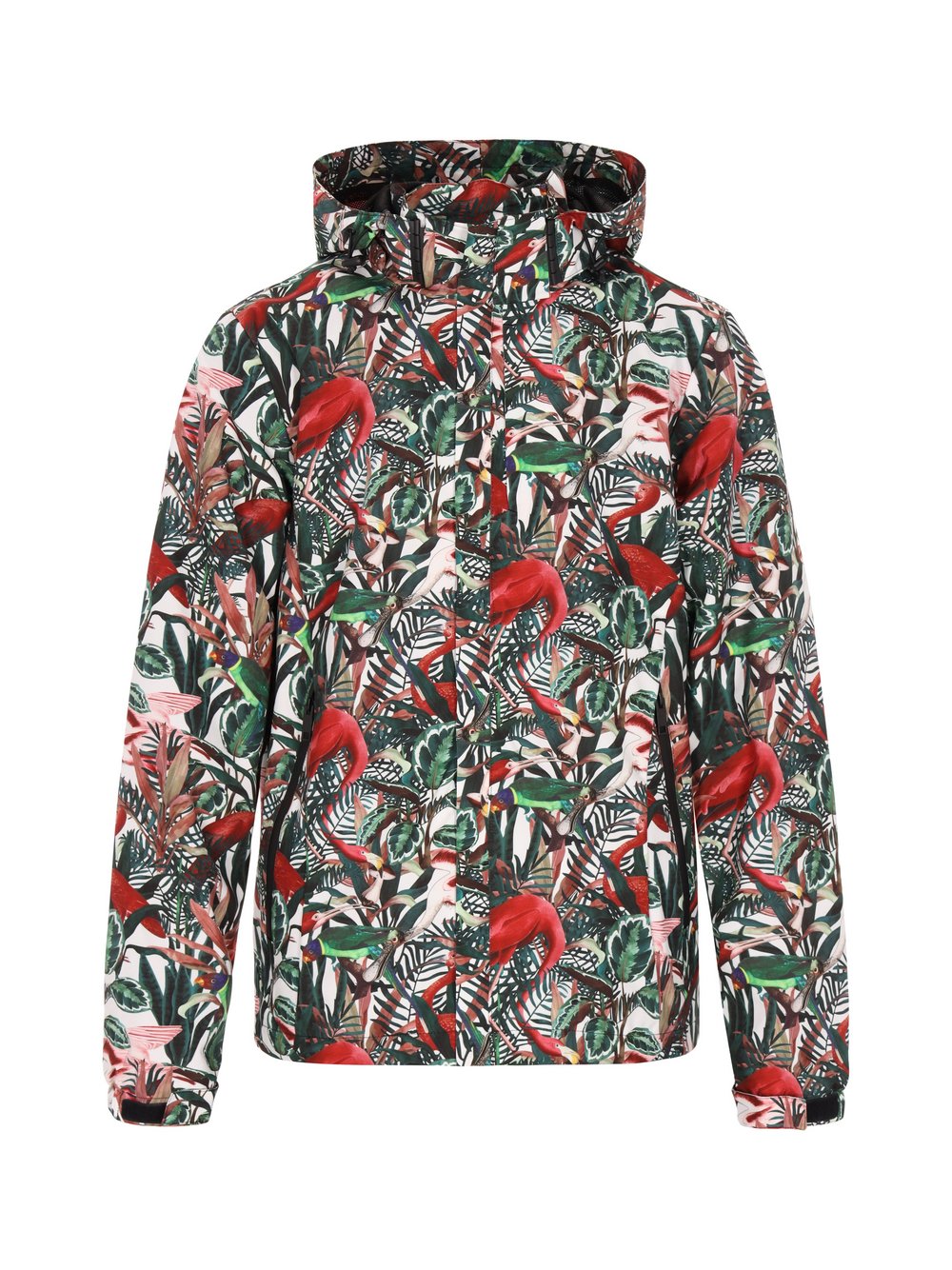 Mo Jacke Herren grün bedruckt, XL