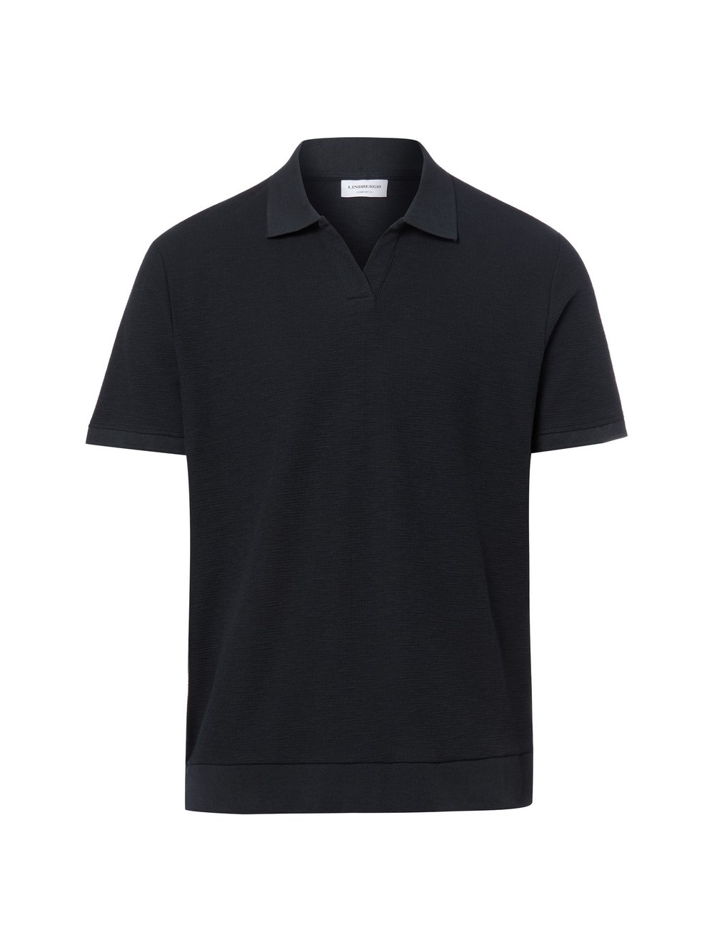 VAN GRAAF Lindbergh Herren Marine Poloshirt Baumwolle Blau, Klein
