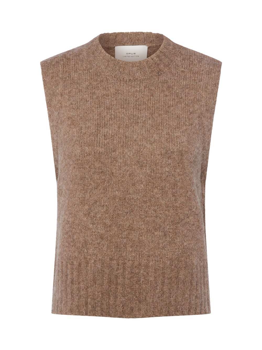 Opus Strickweste mit Mohair-Anteil – Pucku Damen braun meliert, 38