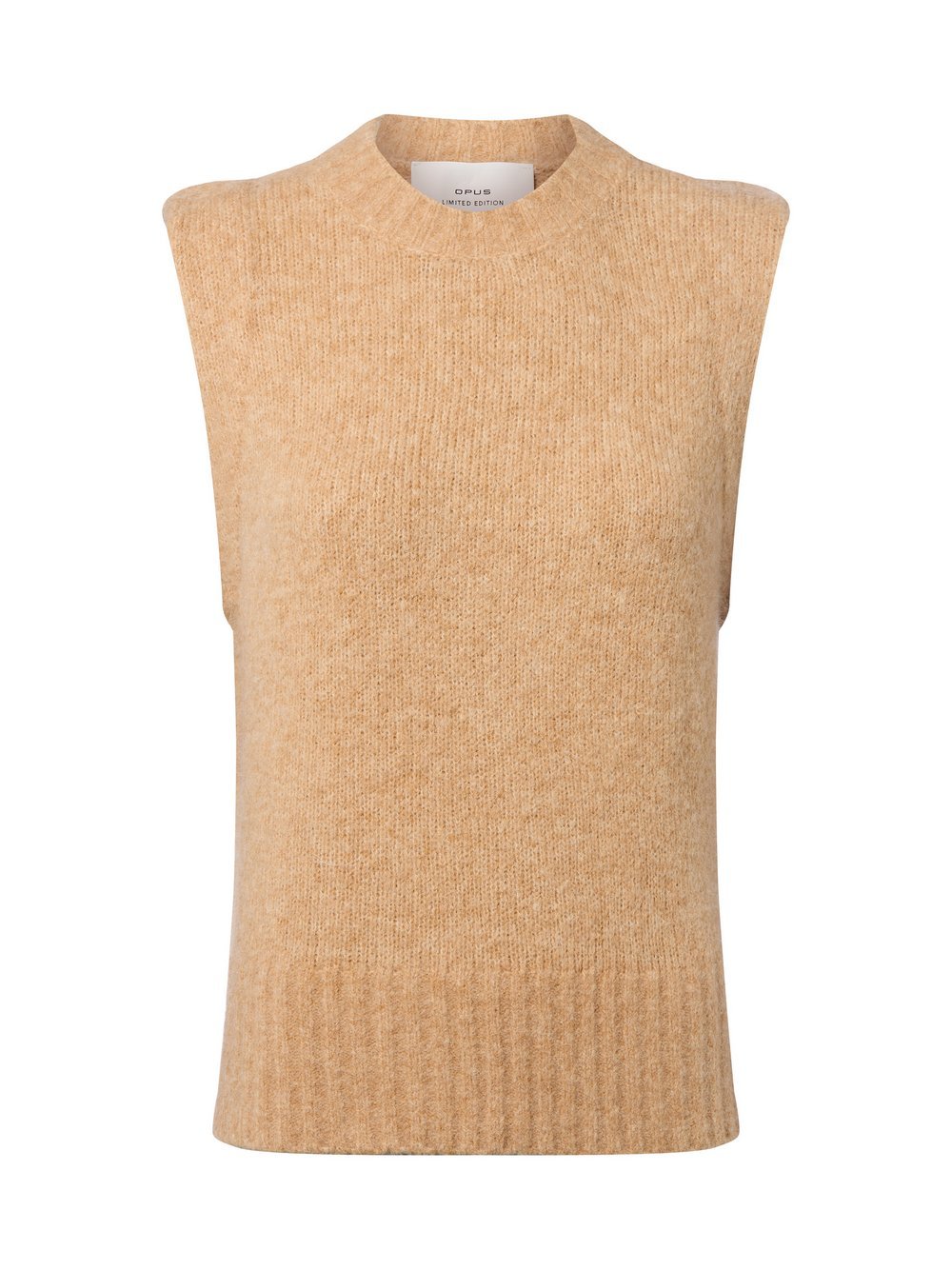 Opus Strickweste mit Mohair-Anteil – Pucku Damen braun meliert, 36