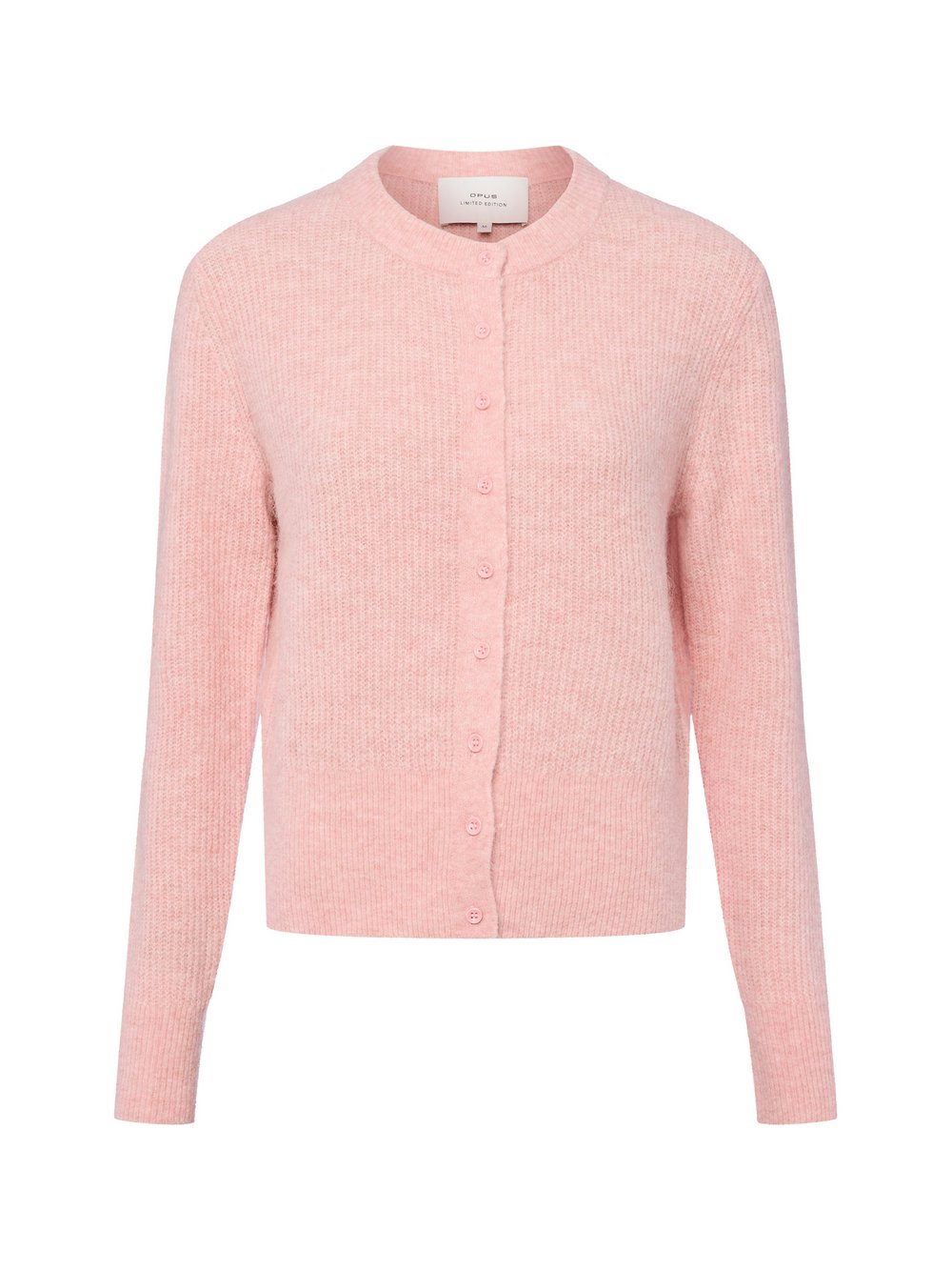 Opus Strickjacke mit Alpaka-Anteil Damen rosa meliert, 38