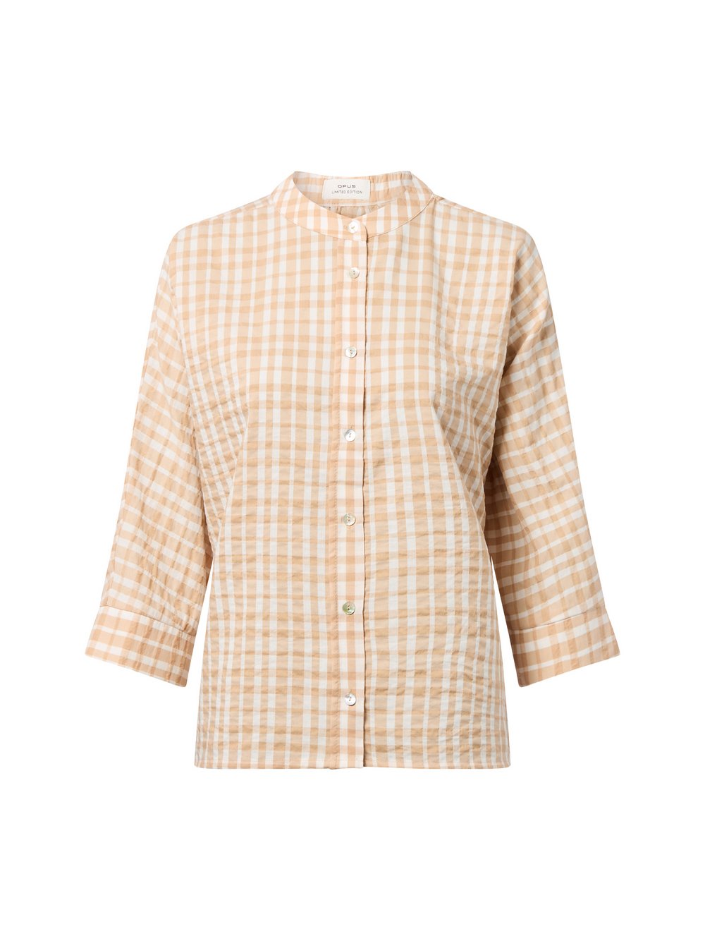 Opus Blusenshirt Damen mehrfarbig kariert, 38
