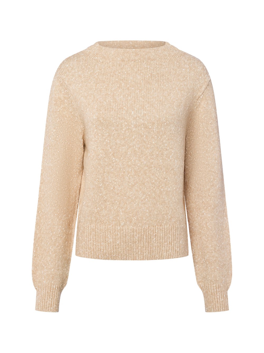 Opus Strickpullover mit Alpaka-Anteil Damen Baumwolle beige meliert, 36