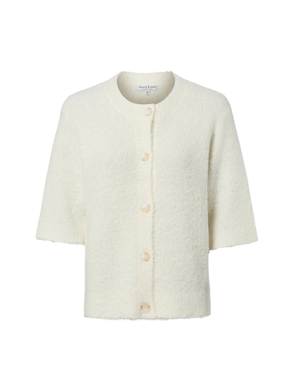Marie Lund Strickjacke mit Woll-Anteil Damen weiß, XS/S