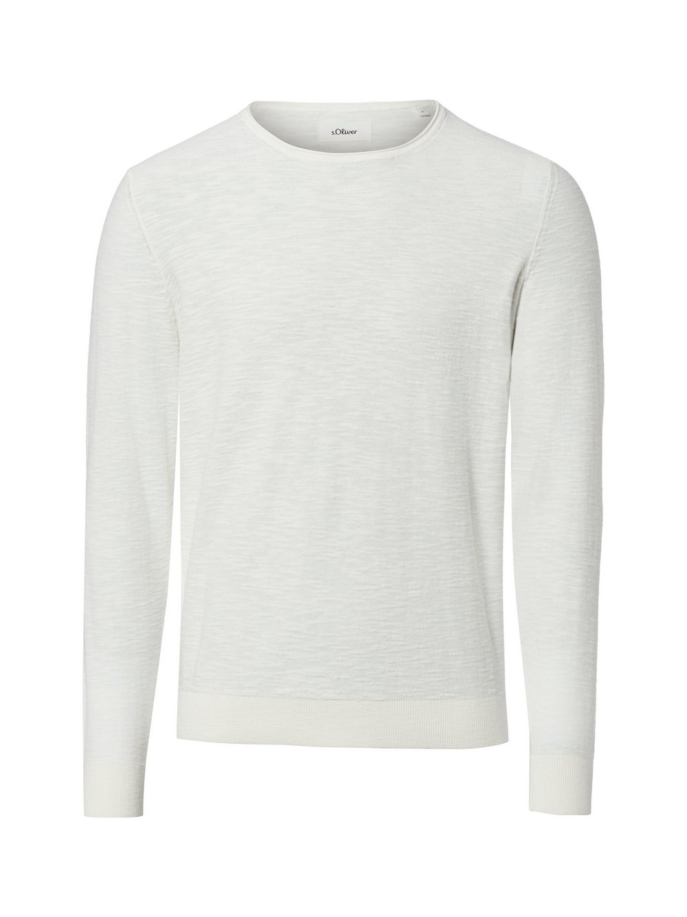 s.Oliver Langarmshirt Herren Baumwolle (100%) weiß, XL