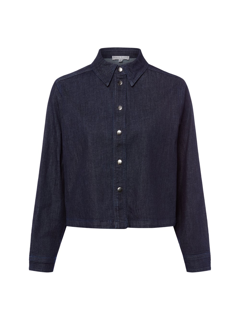 Marie Lund Jeansbluse Damen Baumwolle blau, M