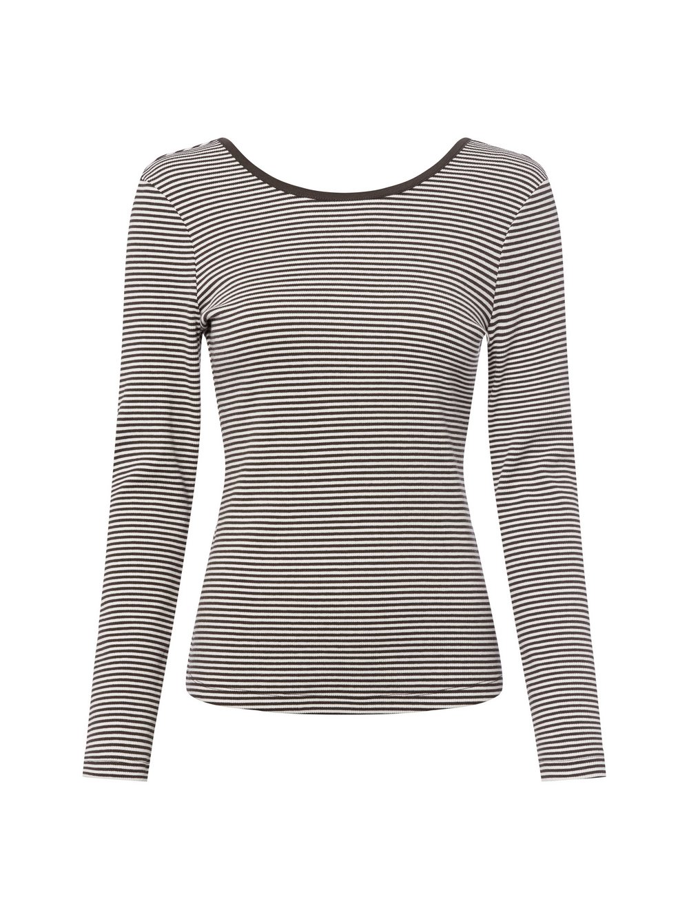 Thumbnail - comma casual identity Langarmshirt Damen Baumwolle mehrfarbig gestreift, 42