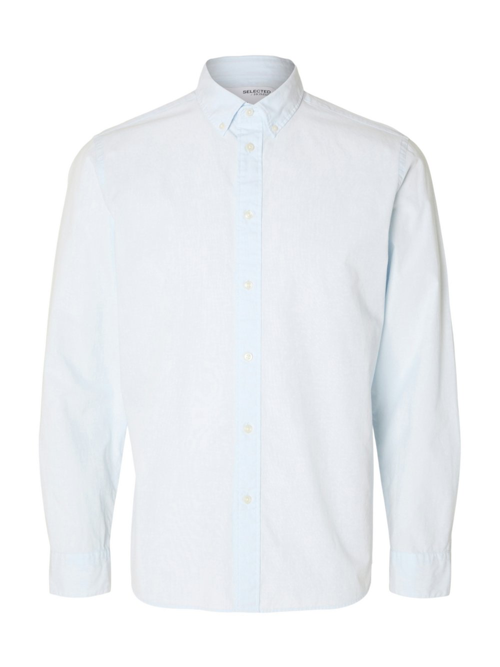 Selected Hemd Herren Slim Fit Baumwolle blau, XL