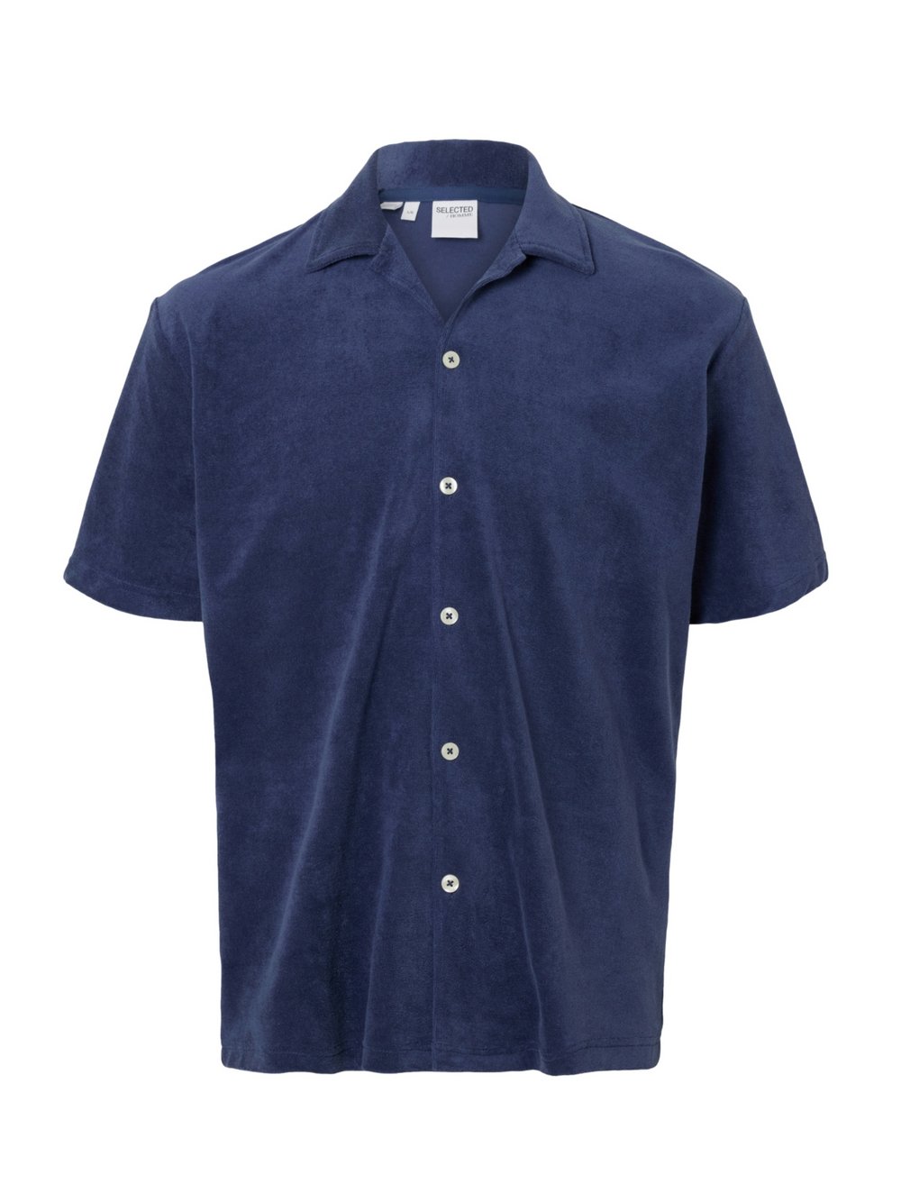 Selected Hemd Herren Comfort Fit Baumwolle blau, XXL