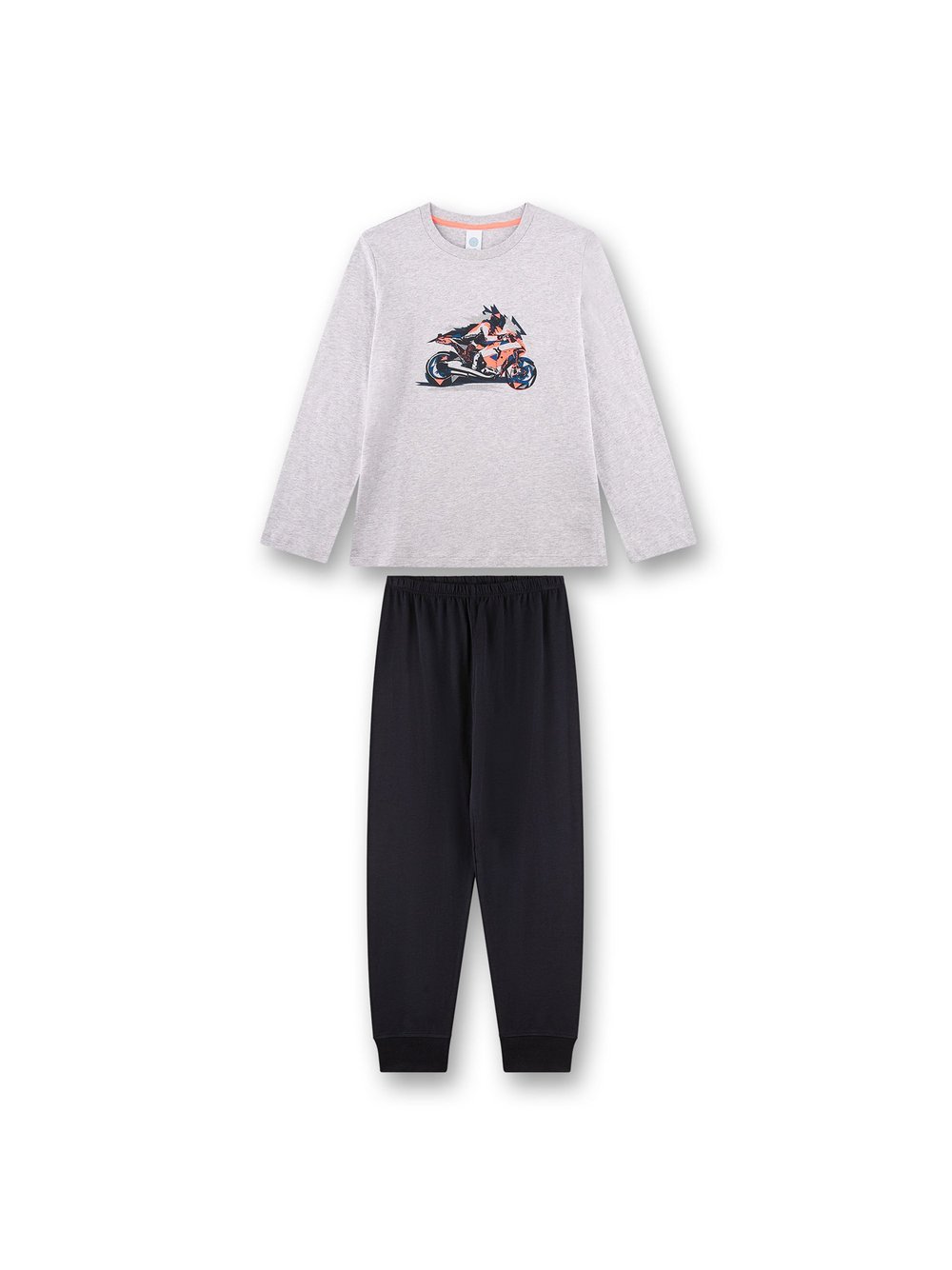 Thumbnail - Sanetta Pyjama Jungen Baumwolle mehrfarbig bedruckt, 140