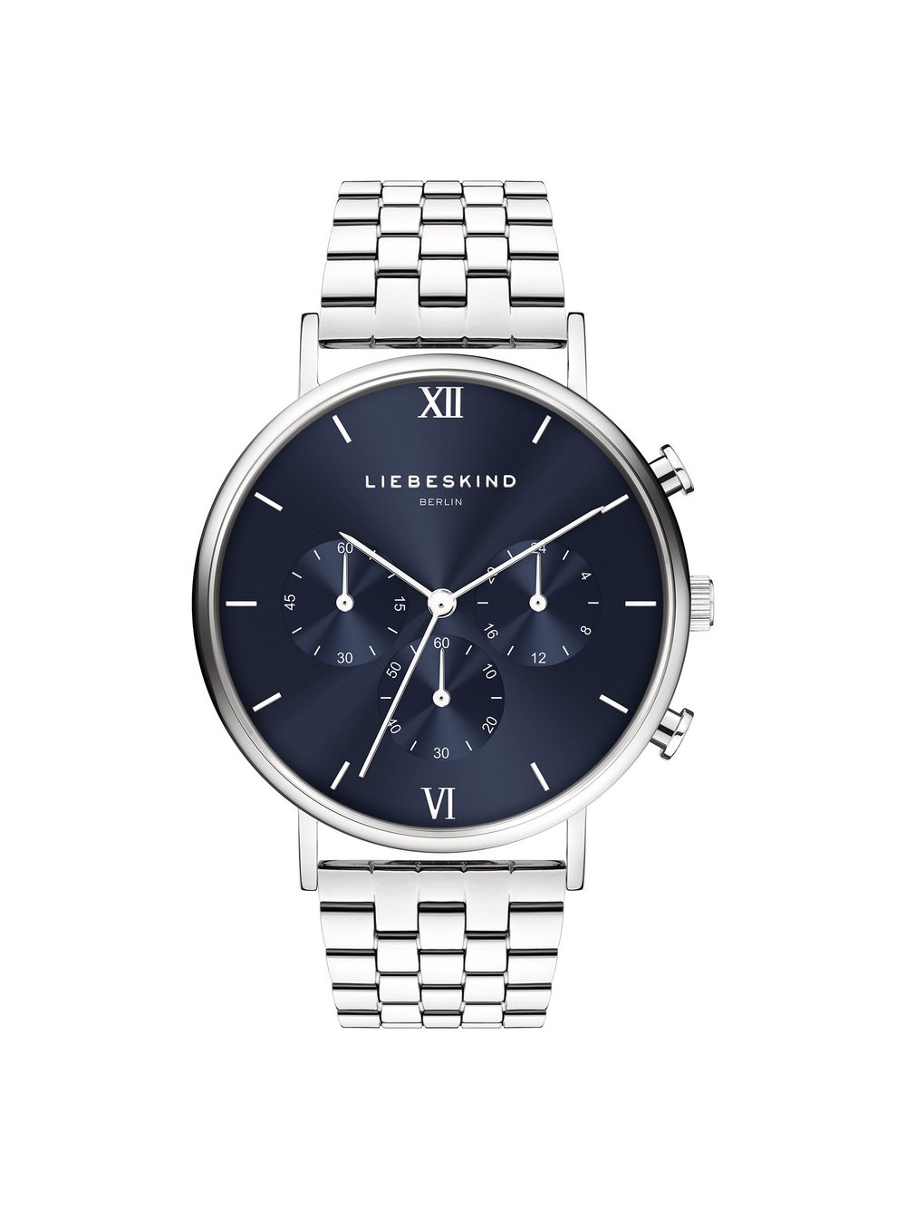 Liebeskind Berlin Modern Chronograph Damen Edelstahl silber, ONE SIZE