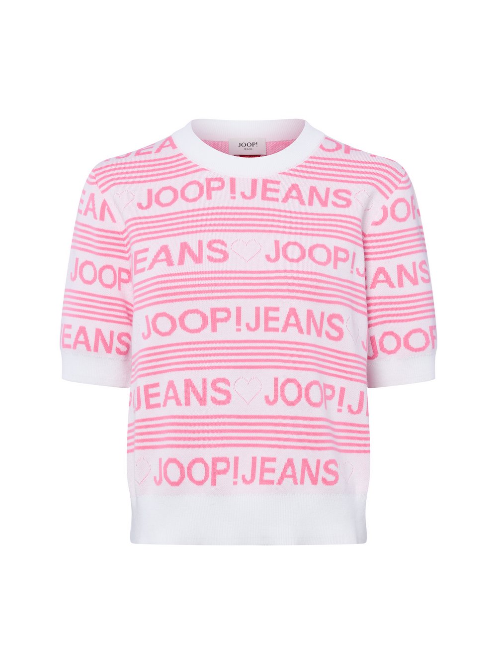 Joop Jeans Strickshirt Damen Baumwolle mehrfarbig gemustert, L