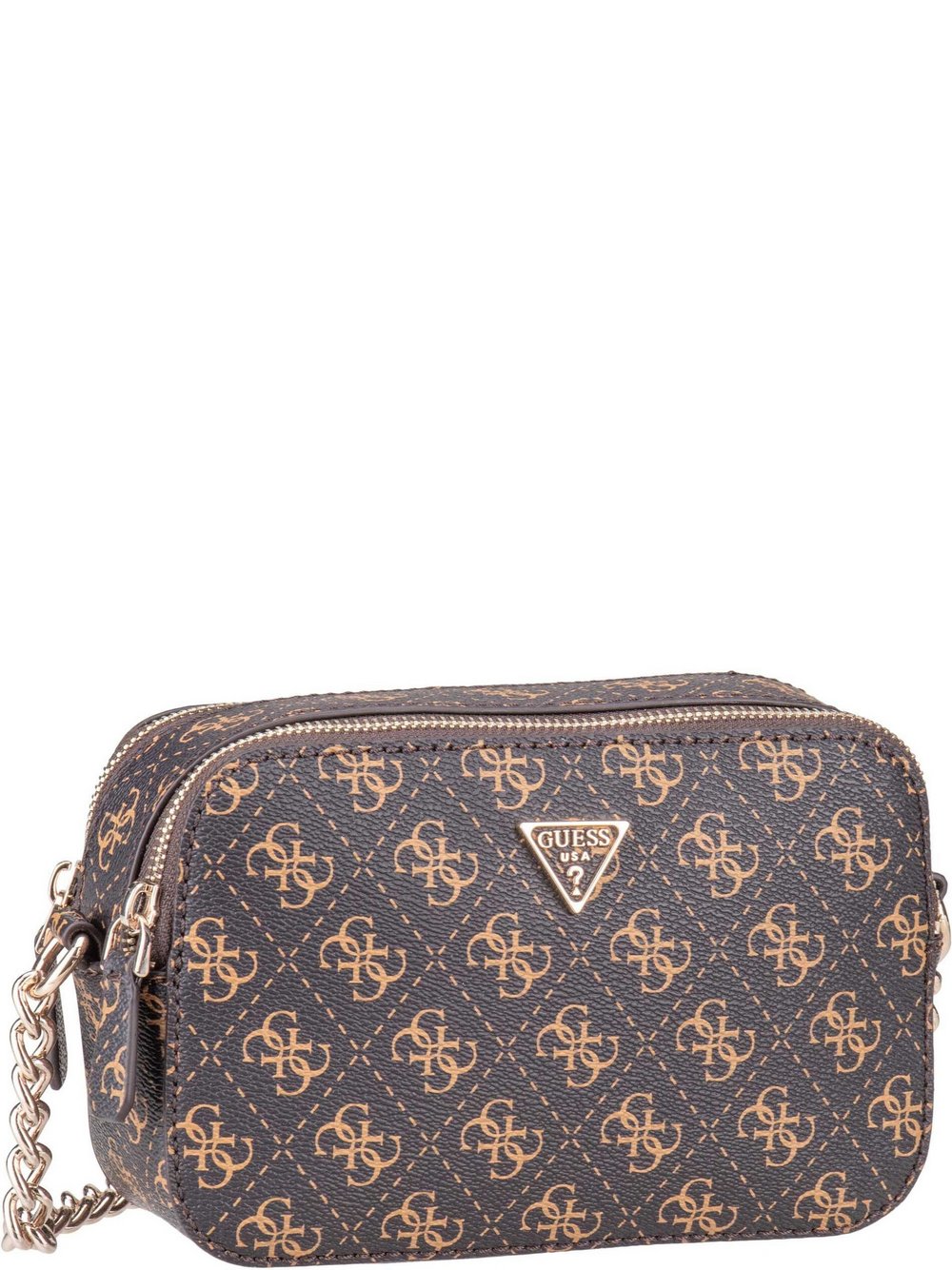 GUESS Bodybag Damen Kunstleder braun, ONE SIZE